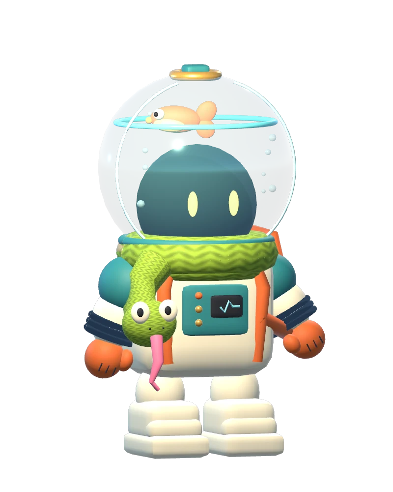 Deep Blue: Aquarium Helmet · Deep Space Diver · Loose Noodle